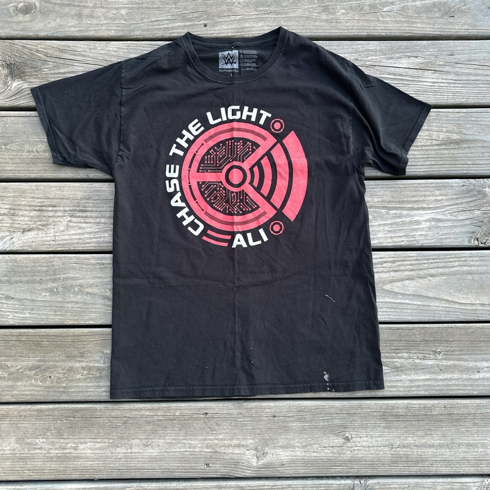 WWE Black and Red‎ Short Sleeve Tee